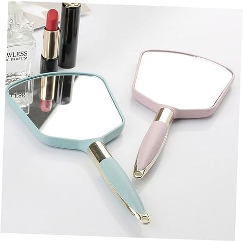 PLAFOPE Handheld Mirror with Handle Lightweight Portable Vanity Makeup Mirror