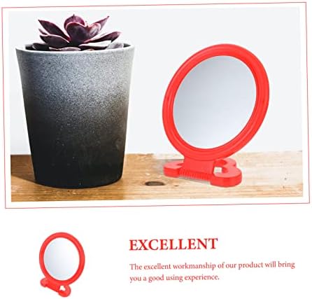 SAFIGLE Classic Red Makeup Mirror Wall or Table Mount