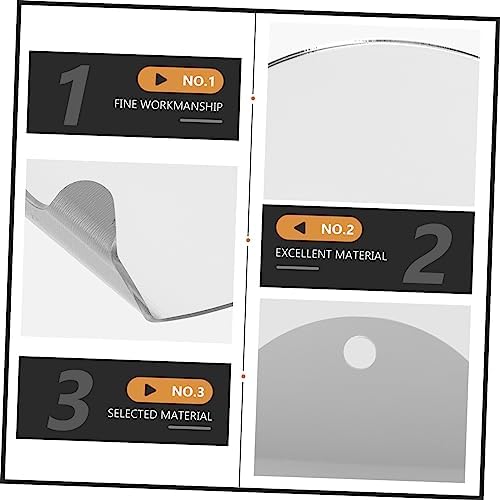 Ipetboom 1Set Shatterproof Fog Less Bathroom Mirror