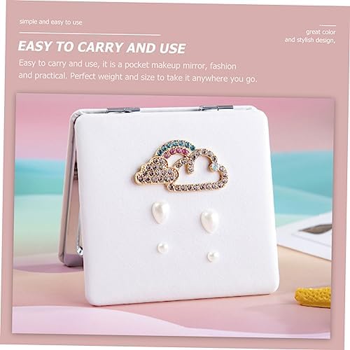 NOLITOY Double-Sided Travel Makeup Mirror Compact Portable 1