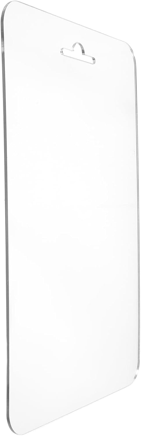 Unbreakable Makeup Mirror 30x20cm Acrylic Wall Hanging for Bathroom Camping Travel