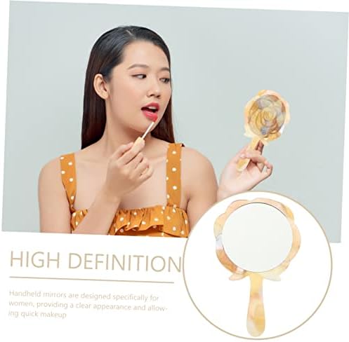 DOITOOL Heart Shaped Compact Travel Mirror for Women