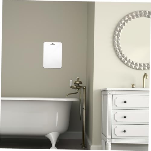 30x20cm Acrylic Hanging Shower Mirror with LED Lighting