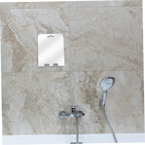 PRETYZOOM Wall Mount Shower Mirror with Razor Holder