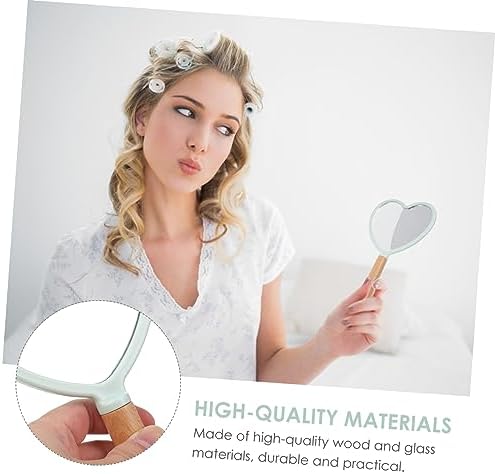 GALPADA Heart Shaped Makeup Mirror - Lightweight Stylish