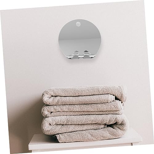 Portable Bathroom Mirror with Suction Cups and Anti-Fog Design