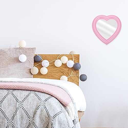 CALLARON Heart-Shaped Desktop Makeup Mirror