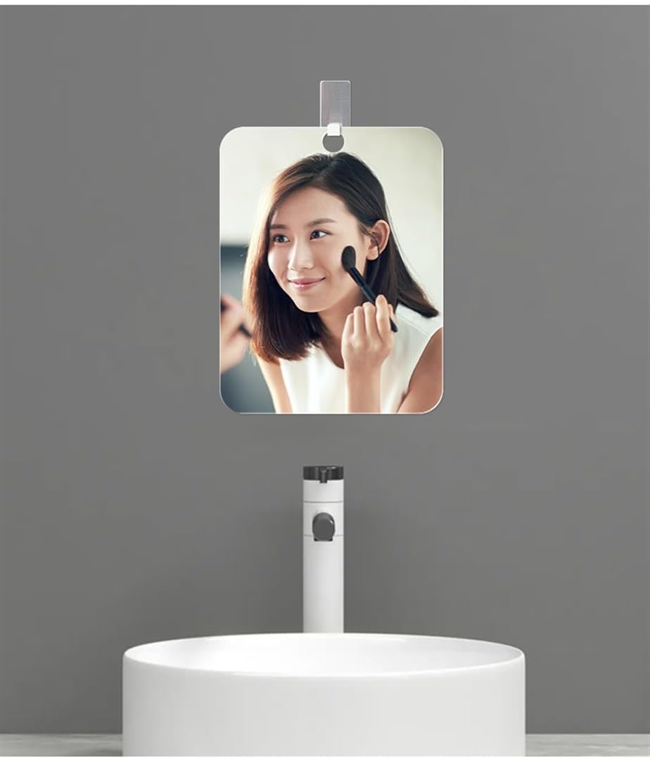 Safe Durable Fogless Shower Mirror 13x17cm 1