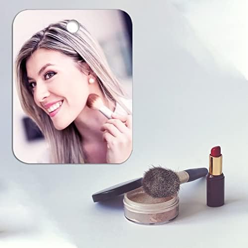 Shower Mirror with Adhesive Hook for Travel and Shaving