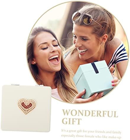 Portable Makeup Mirror Clamshell Compact for Travel and Daily Use