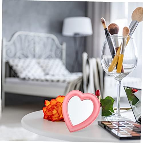 DOITOOL Heart Shape Standing Mountable Mirror Dual-Purpose Makeup