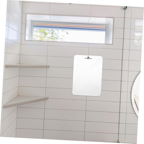 NIYANGLE 1set Unbreakable Fogless Acrylic Mirror for Shower Wall 1