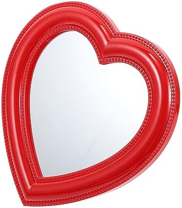 BESTYASH Heart Shaped Desktop Makeup Mirror 1