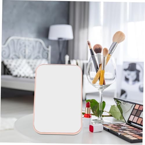 WRITWAA 2pcs Portable Makeup Mirror with Stand
