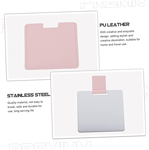 Angoily Portable Makeup Mirror with Steel Frame 1