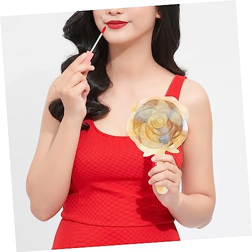 DOITOOL Heart Shaped Compact Travel Mirror for Women