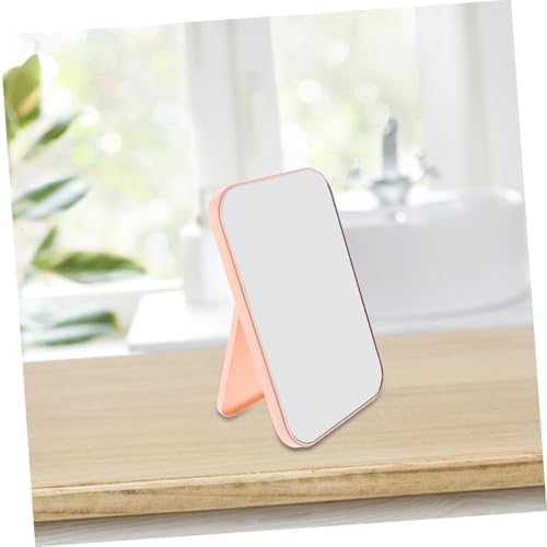 PartyKindom 2Pcs Portable Desktop Makeup Mirror with Stand 1
