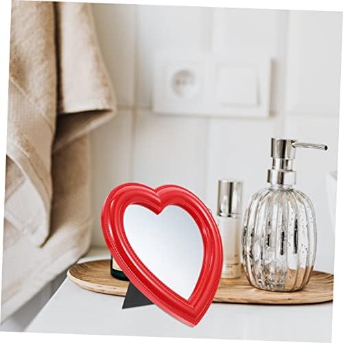 VALICLUD Heart Shaped Makeup Mirror 1