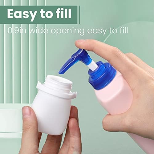 RONRONS 1oz Squeeze Bottles for Travel 2 Pack
