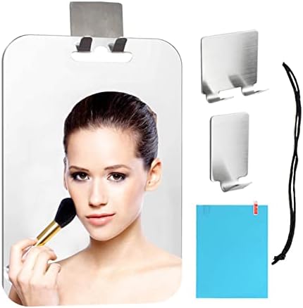 Shenyy Fogless Shower Mirror with Shaver Holder