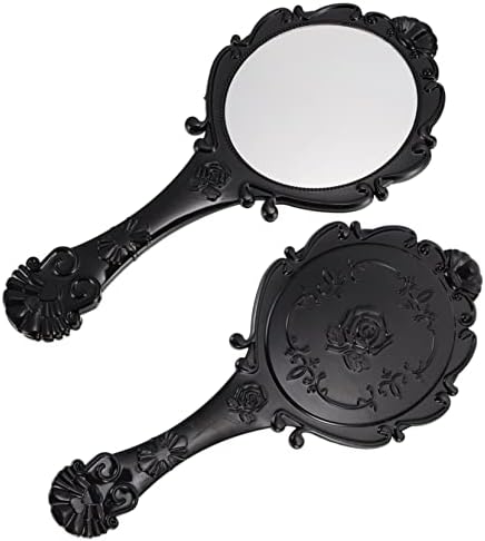 VICASKY 2pcs Retro Portable Makeup Mirror 1
