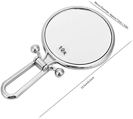 Qinlorgo Foldable Makeup Mirror with 10X Magnification 1