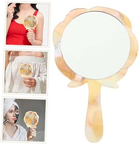 DOITOOL Heart Shaped Compact Travel Mirror for Women