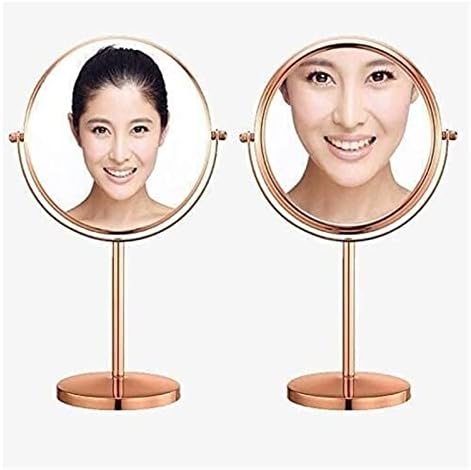 Eliveshown Wall-Mounted Vanity Mirror with HD Double Sided Rose Gold