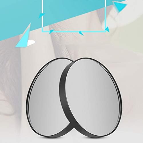 HEALLILY 5X Magnifying Mirror with Suction Cups Black