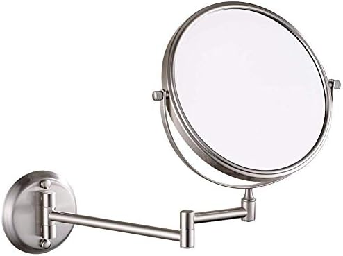 LCARY Adjustable Makeup Mirror 6inch Wall Mounted