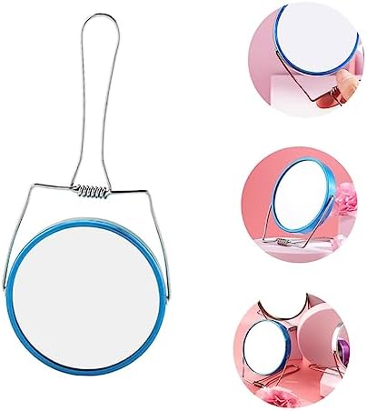 Double-Sided Foldable Makeup Mirror for Beauty Salon and Daily Use