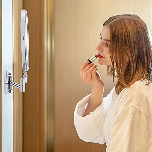 KEYQEEN Wall Mounted Makeup Mirror with 10X Magnification and Double Sided