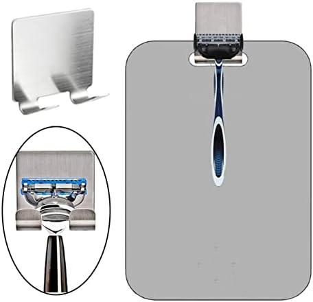Shenyy Fogless Shower Mirror with Shaver Holder