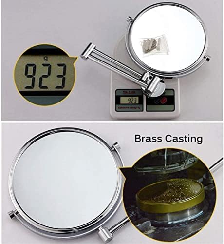 LCARY 8 Inch Double Sided Vanity Mirror with 10X Magnification 1