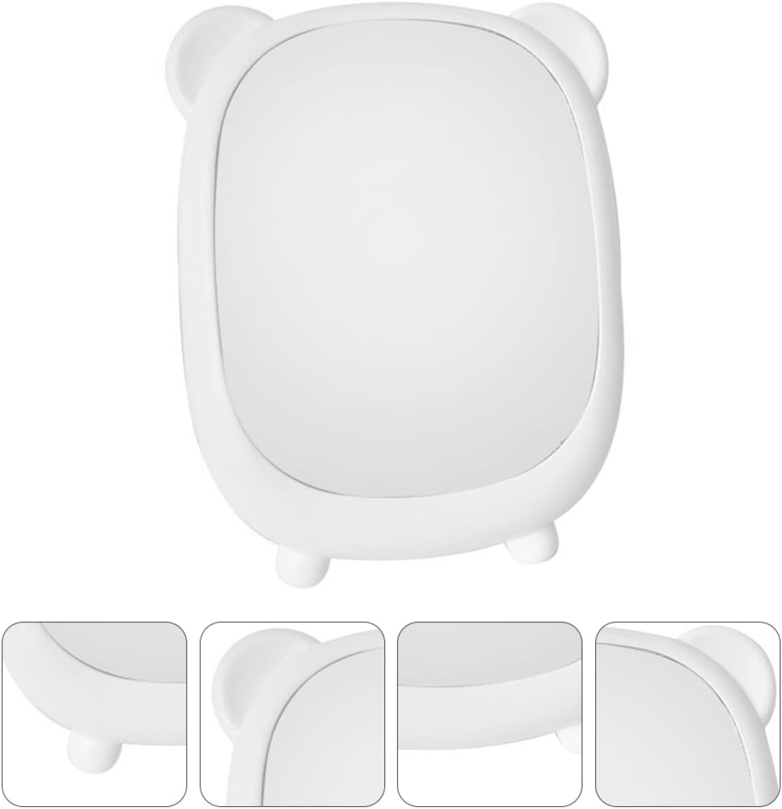 Hemoton Cute Bear Design Makeup Mirror