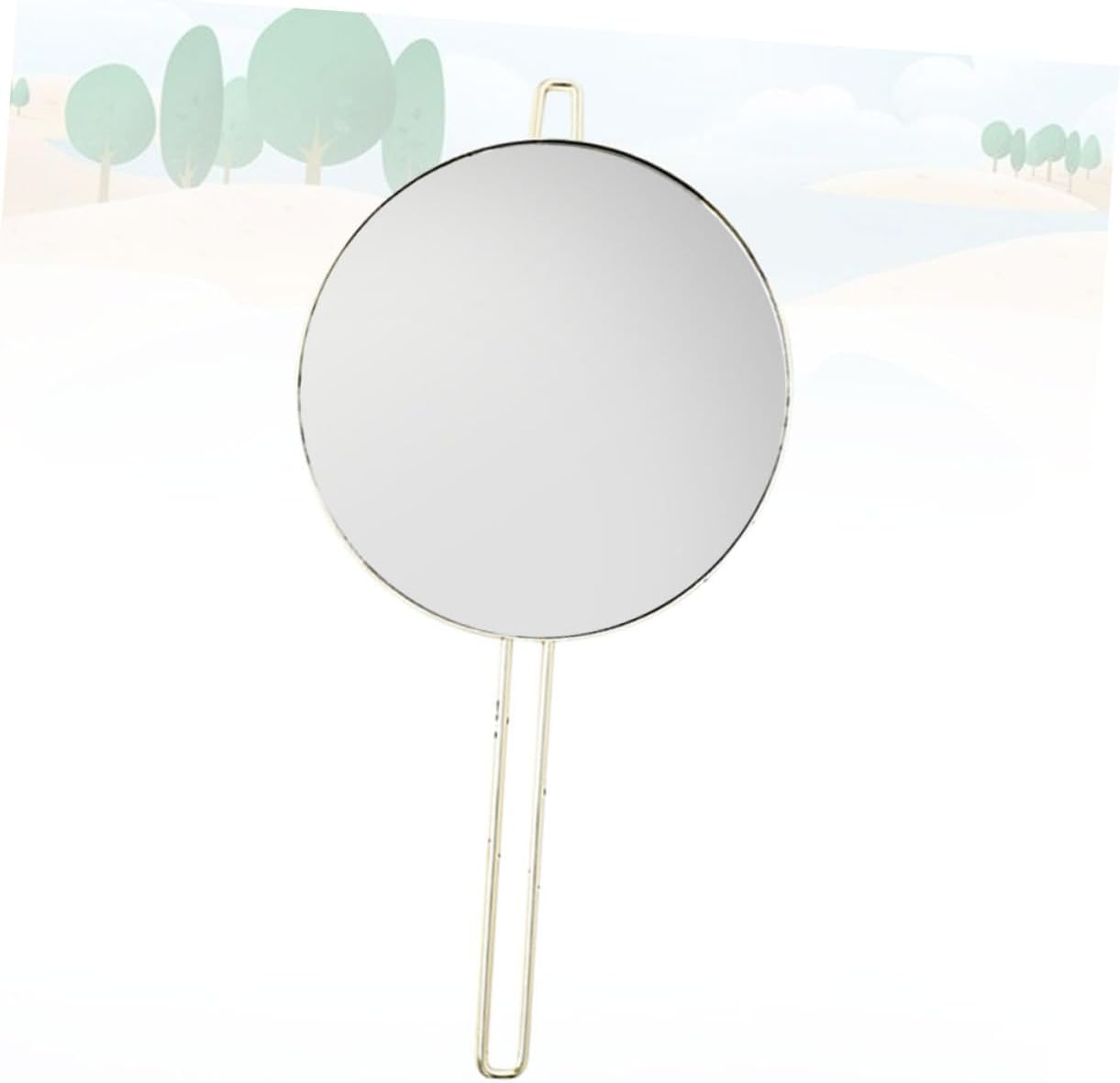 Round Wall Hanging Makeup Mirror for Home Salon and Travel 1