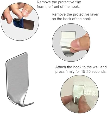 Cuteam Portable Makeup Mirror with Anti-Fog Adhesive Hook