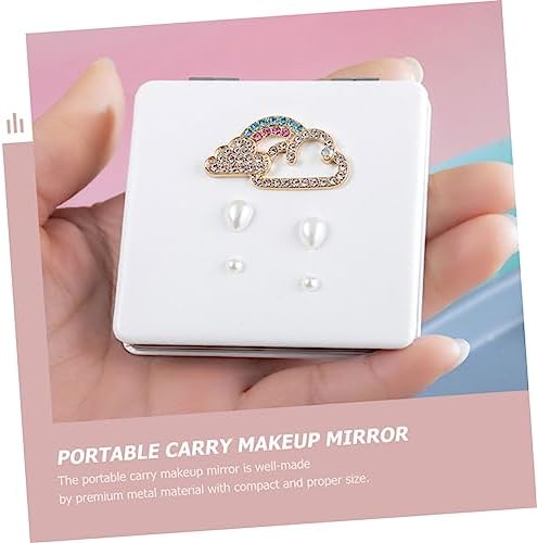 SAFIGLE Dual Sided Travel Makeup Mirror