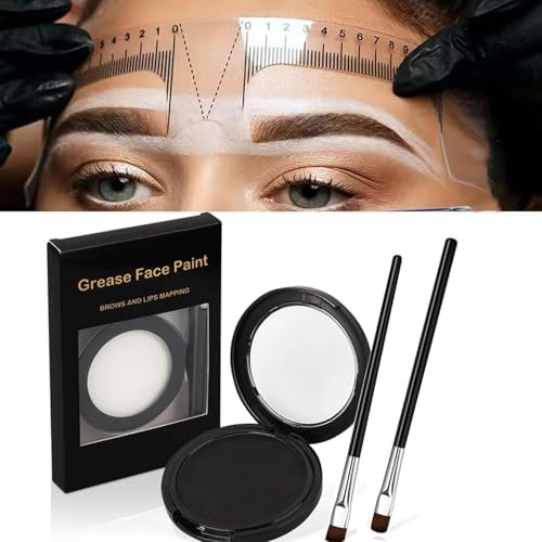 TOEDO White Black Body Paint with Brush for Halloween Cosplay