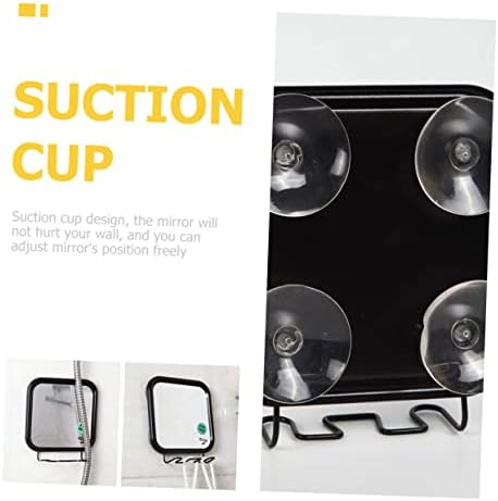 Wall Mounted Fogless Shower Mirror with Suction Cups