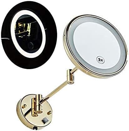 LCARY 3X Magnifying Makeup Mirror 360 Rotate Wall Mount