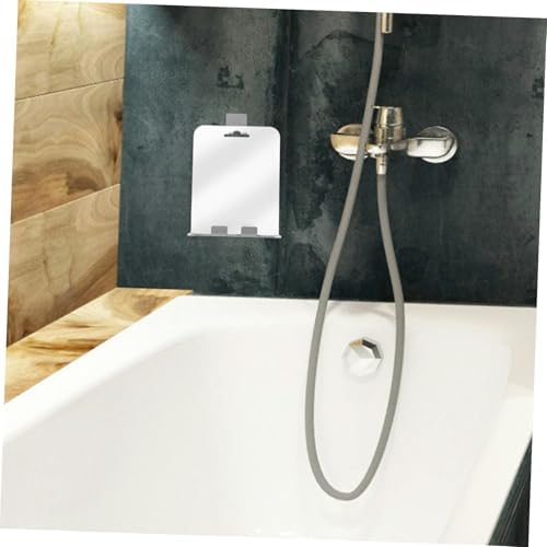 ULTECHNOVO Wall Mount Anti-Fog Beauty Mirror with Hooks