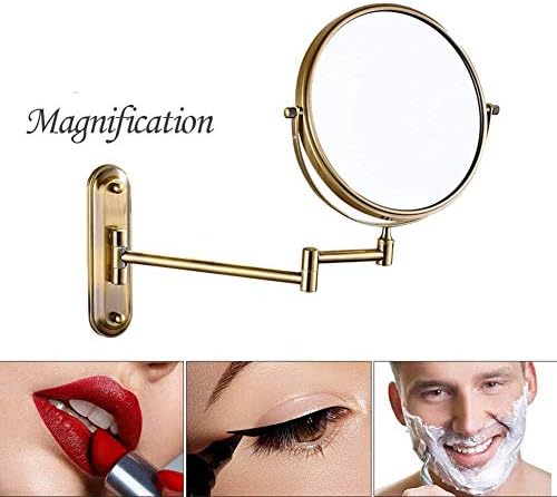 LCARY Wall Mounted Makeup Mirror with Magnification