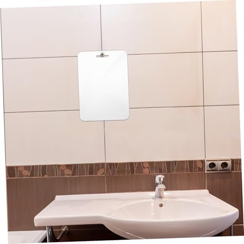 30x20cm Acrylic Hanging Shower Mirror with LED Lighting