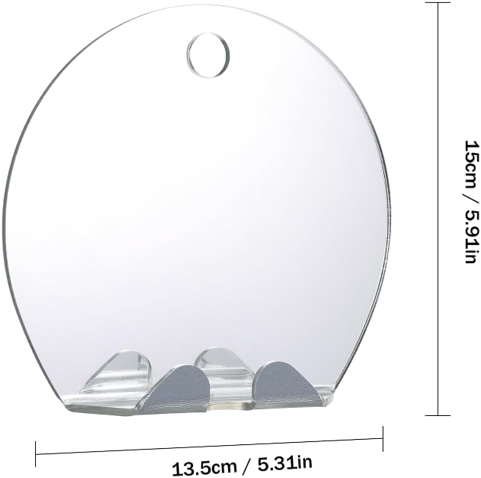 Stianiiie Anti-Fog Mirror with Storage and 2 Sheets