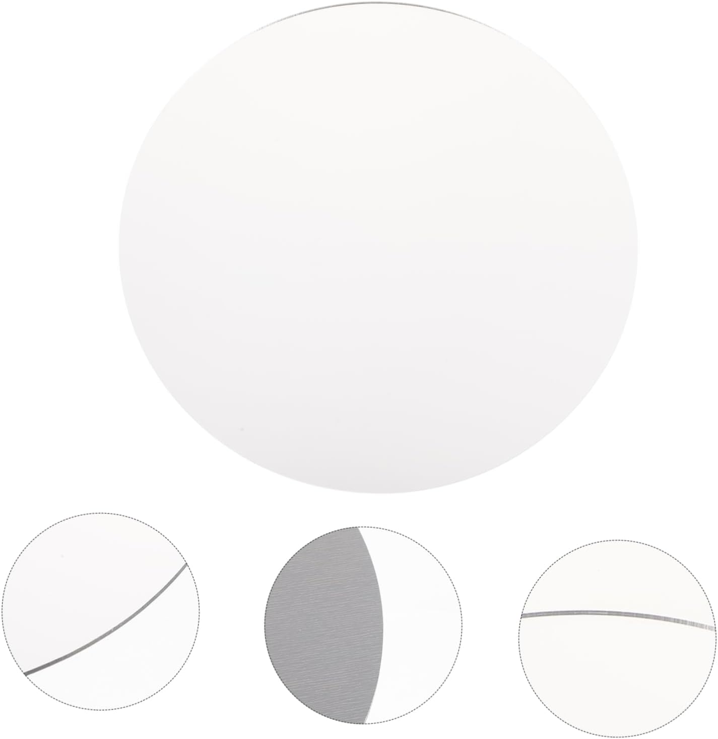 SOIMISS Round Acrylic Makeup Mirror for Home Decor