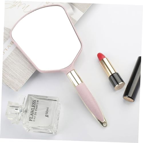 PLAFOPE Handheld Mirror with Handle Lightweight Portable Vanity Makeup Mirror