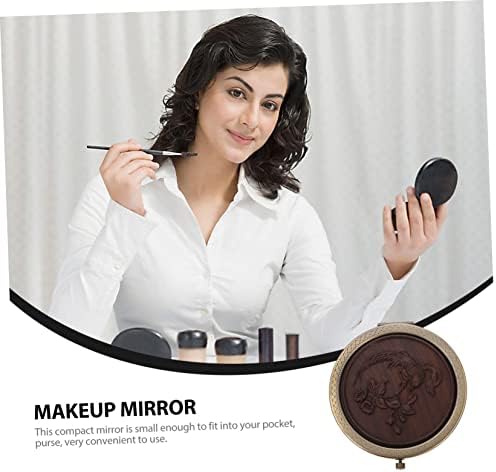 Ipetboom Foldable Makeup Mirror Two-Sided Glass