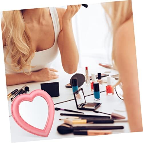 Didiseaon Heart Shaped Wall Desk Makeup Mirror
