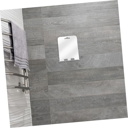 Fogless Shower Mirror with Shelf and Hooks